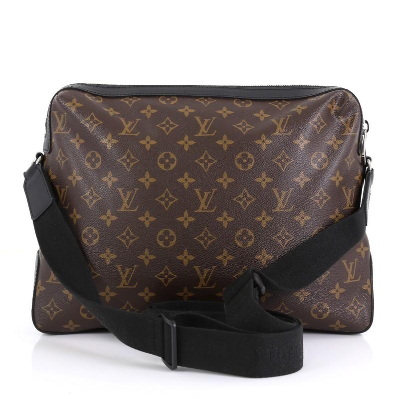 Black Louis Vuitton Torres Handbag Macassar Monogram Canvas GM