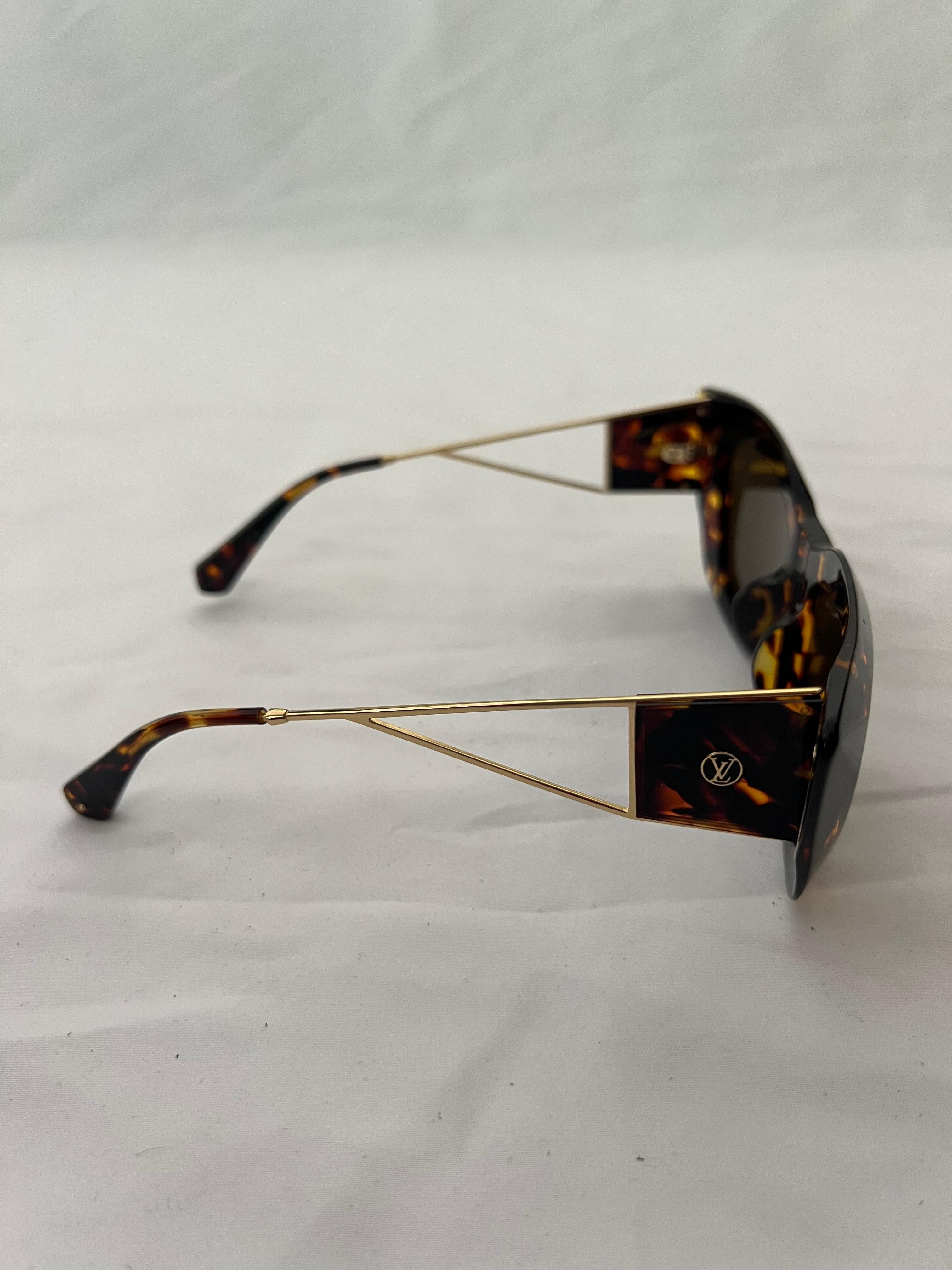 Women's Louis Vuitton Tortoise Cat Eye Sunglasses 