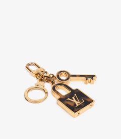 Louis Vuitton Tortoise & Gold Tone Confidence Bag Charm Keyring