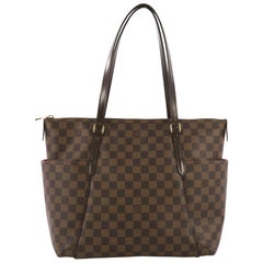 LOUIS VUITTON DAMIER EBENE TOTALLY MM (2016) SHOULDER BAG