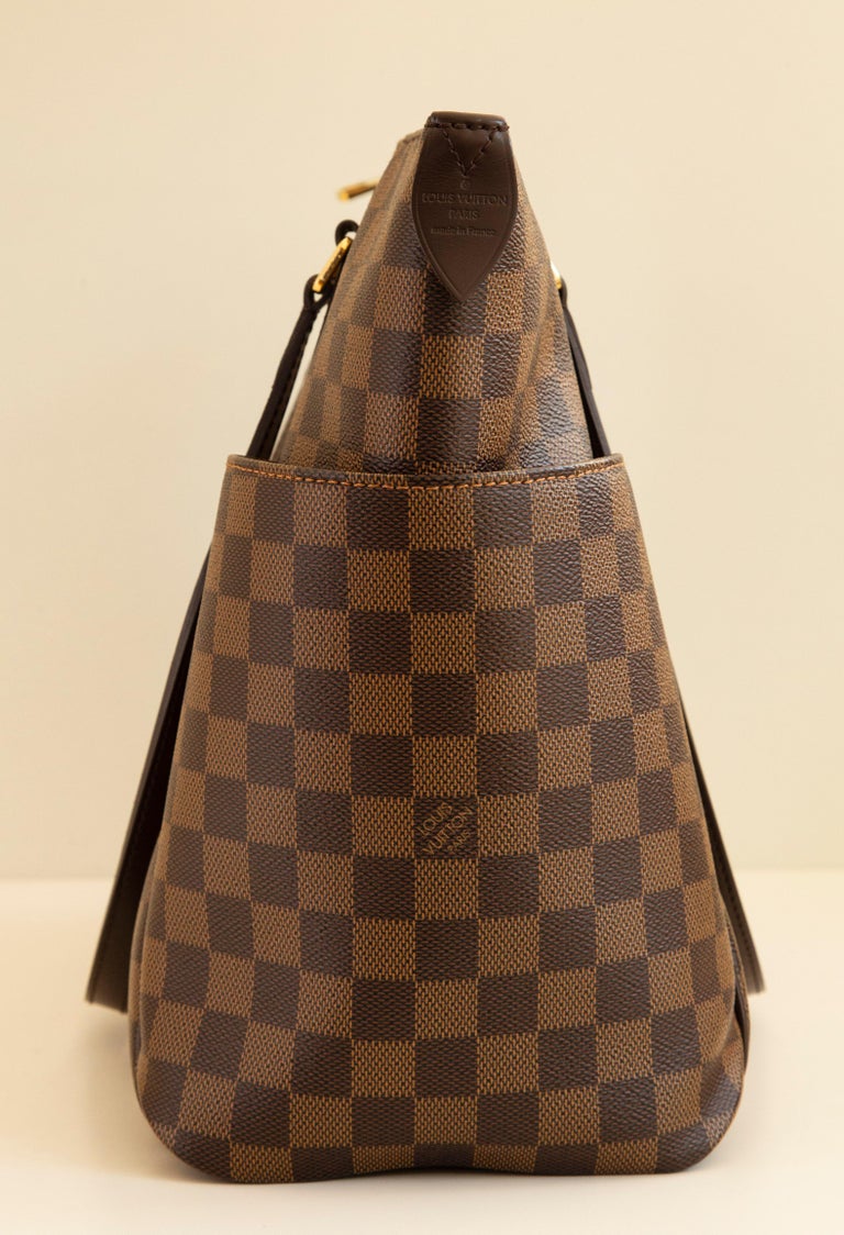 Louis Vuitton Totally MM Damier Ebene Coated Canvas Tote on SALE