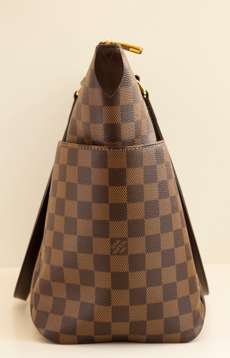 Authentic Louis Vuitton Damier Ebene Canvas Totally mm Shoulder Bag