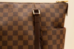 Louis Vuitton Totally MM In Damier Ebene Coated Canvas