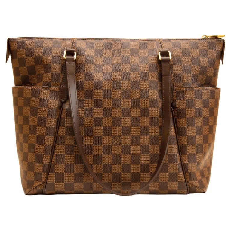 Louis Vuitton Totally MM In Damier Ebene Coated Canvas For Sale at 1stDibs
