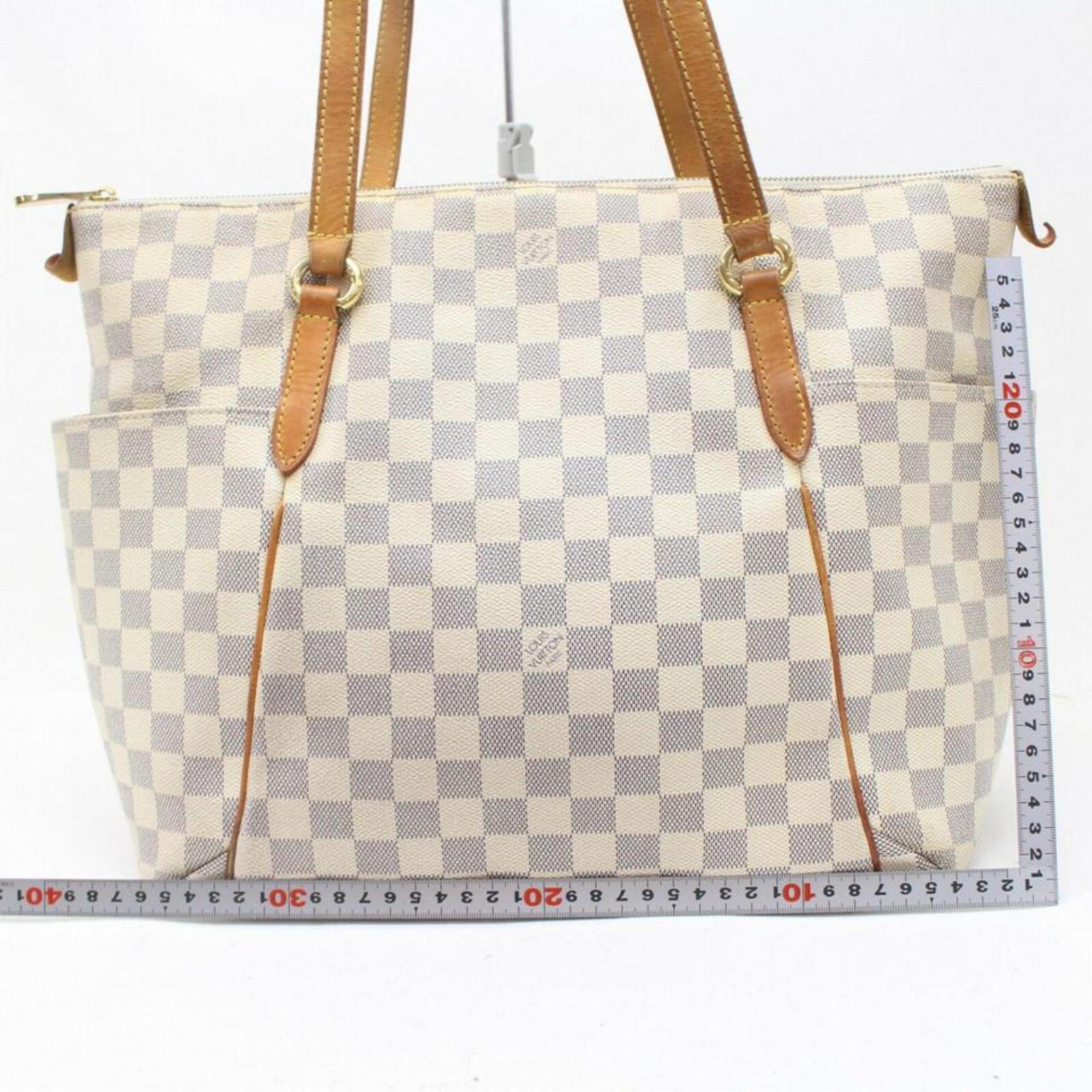 Louis Vuitton Totally  Pm Zip Tote 869844 White Coated Canvas Shoulder Bag For Sale 2