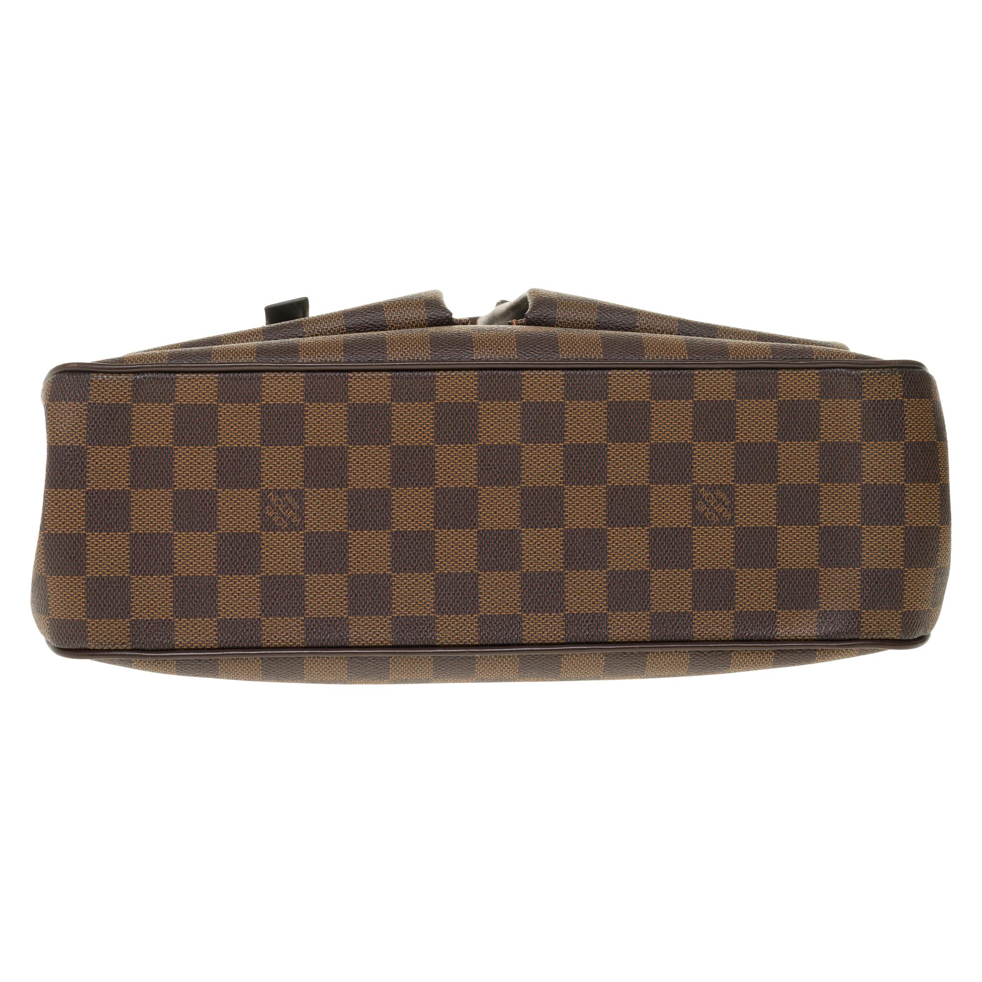 Louis Vuitton Tote in brown checkered canvas and brown leather 1
