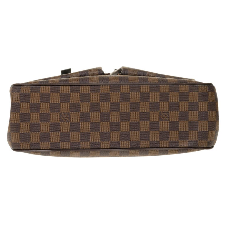 Louis Vuitton Tote in brown checkered canvas and brown leather 4