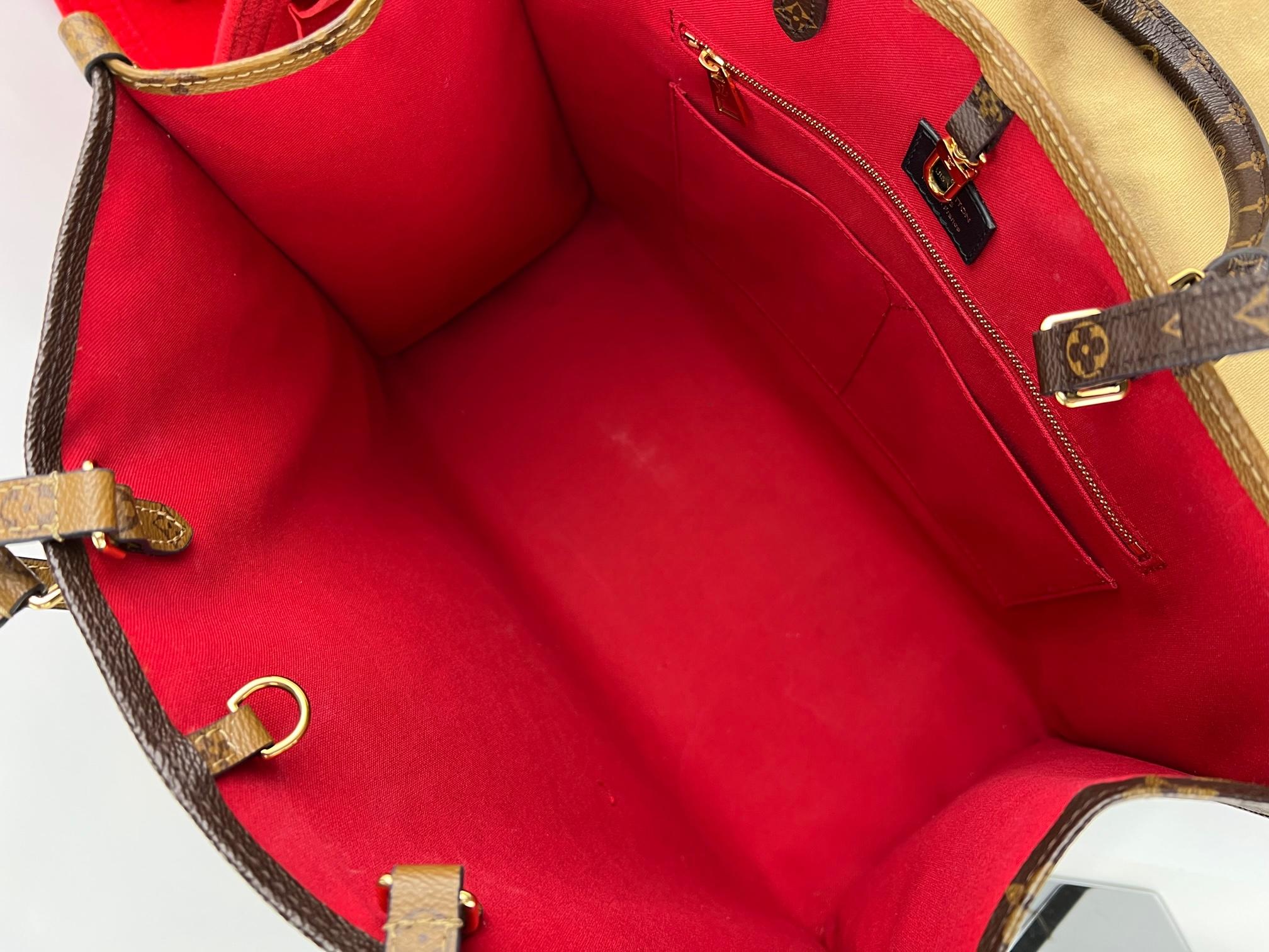 Louis Vuitton Louis Vuitton Tote OntheGo GM Tasche Riesen Monogramm Tragetasche mit zusätzlichem Einsatz 5