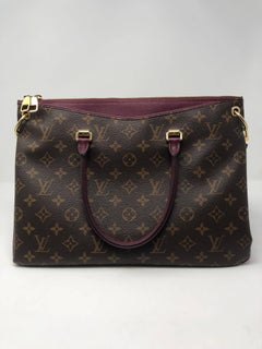 Louis Vuitton Pallas BB Burgundy Tote