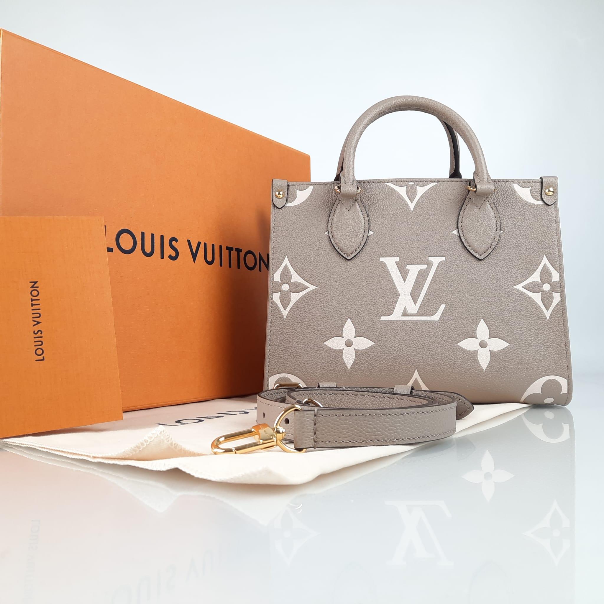 Louis Vuitton Tourterelle Beige/Cream Onthego PM Tote Bag 2