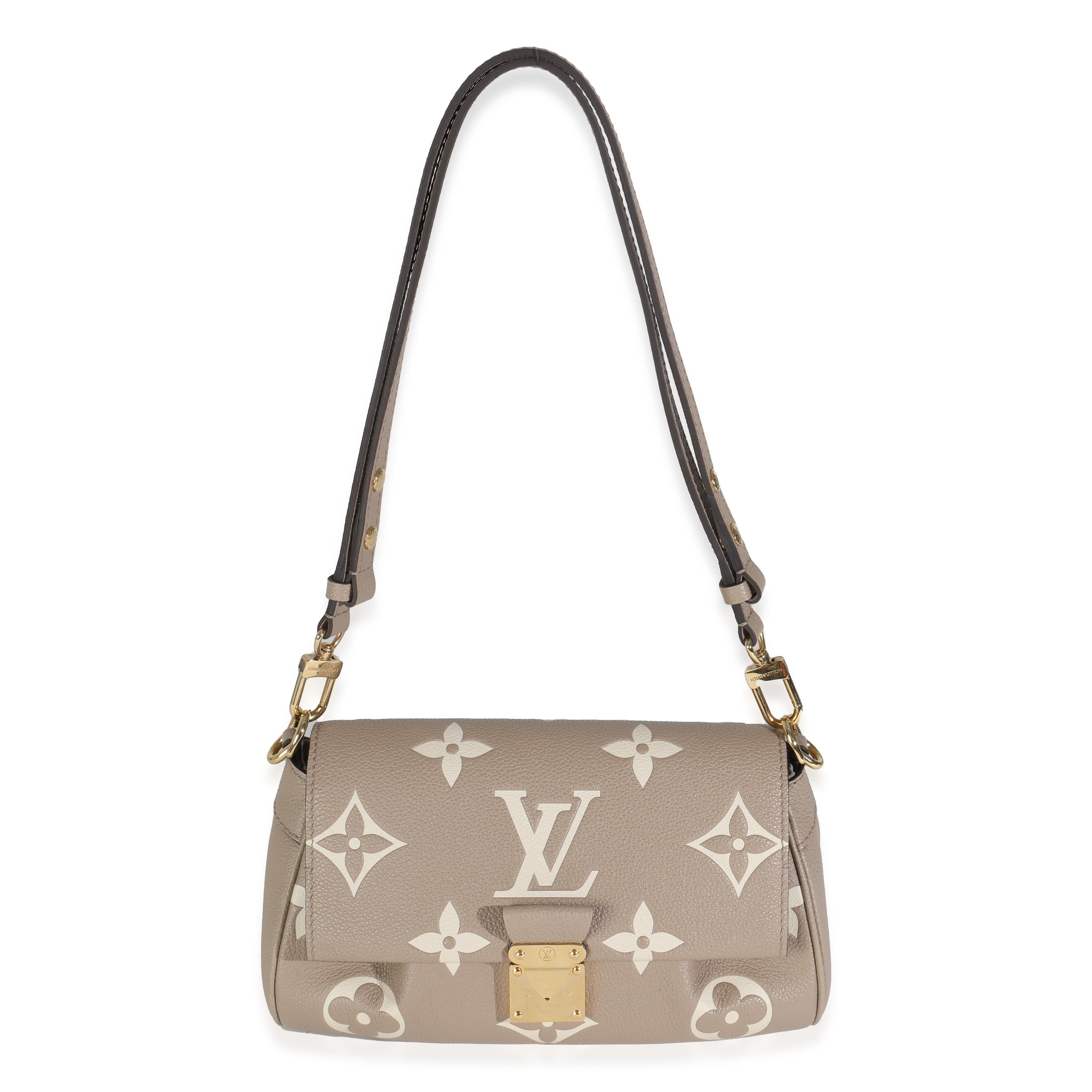 Louis Vuitton Tourterelle Creme Empreinte Monogram Giant Favorite 1