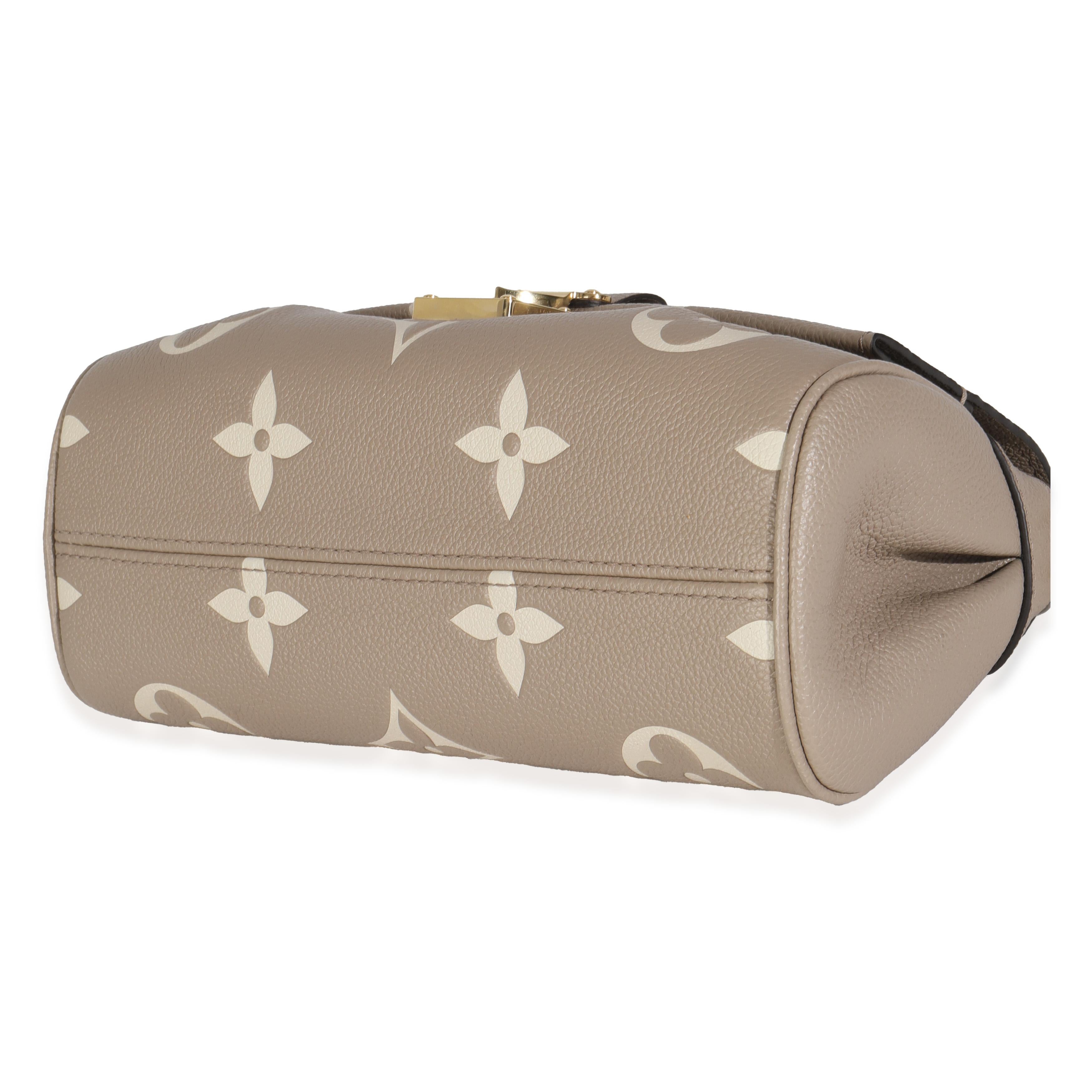 Louis Vuitton Tourterelle Creme Empreinte Monogram Giant Favorite 2