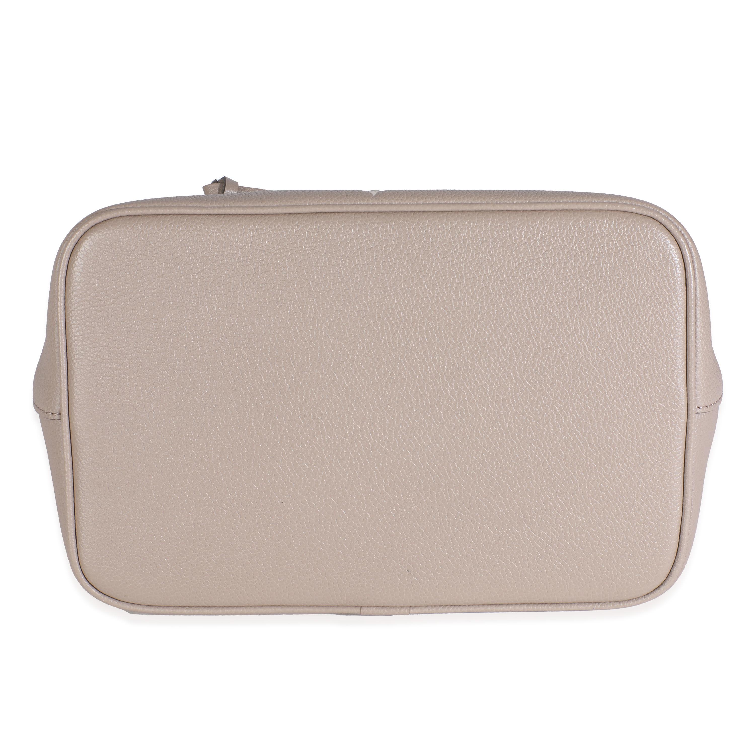Women's Louis Vuitton Tourterelle Creme Empreinte Monogram Giant Neonoe MM