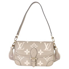 Louis Vuitton Tourterelle Creme Giant Monogram Empreinte Diane