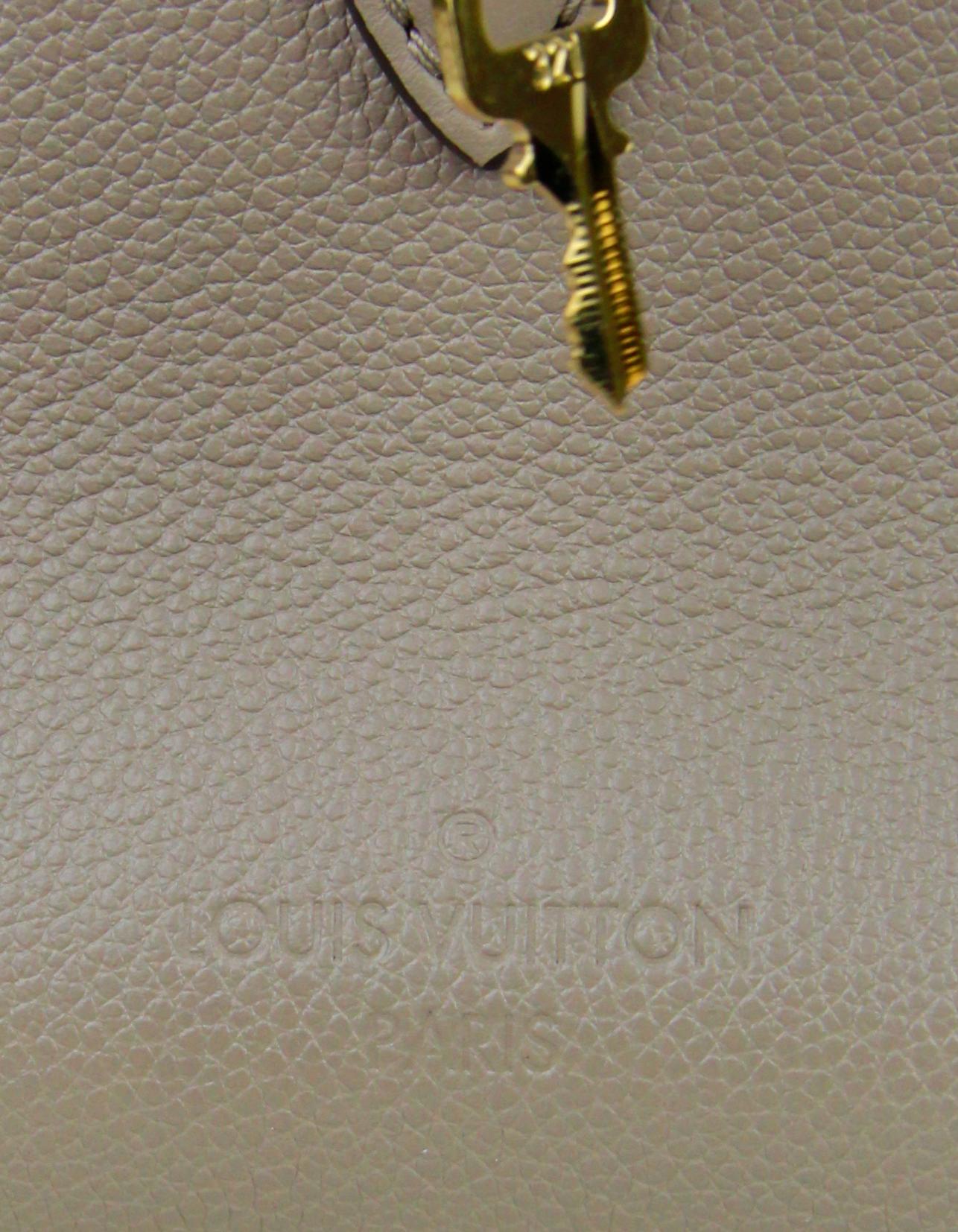 Louis Vuitton Tourterelle Empreinte Monogrammierte Riesige Speedy Bandouliere 25 Tasche 1