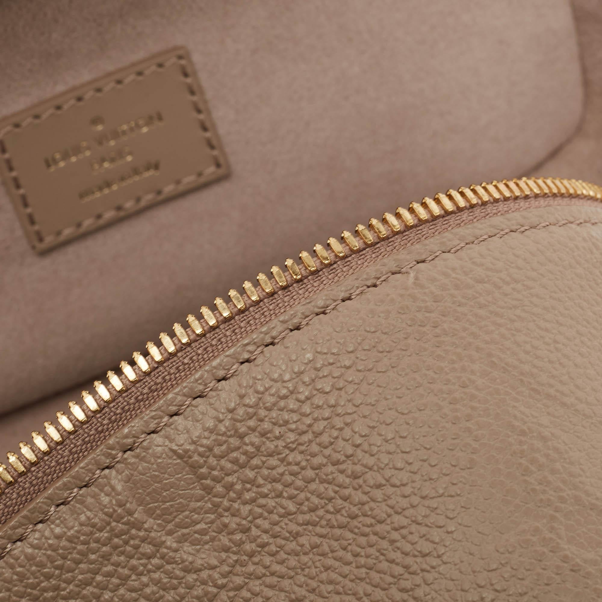 Louis Vuitton Tourterelle Empreinte Monogram Giant Vanity PM Bag 4
