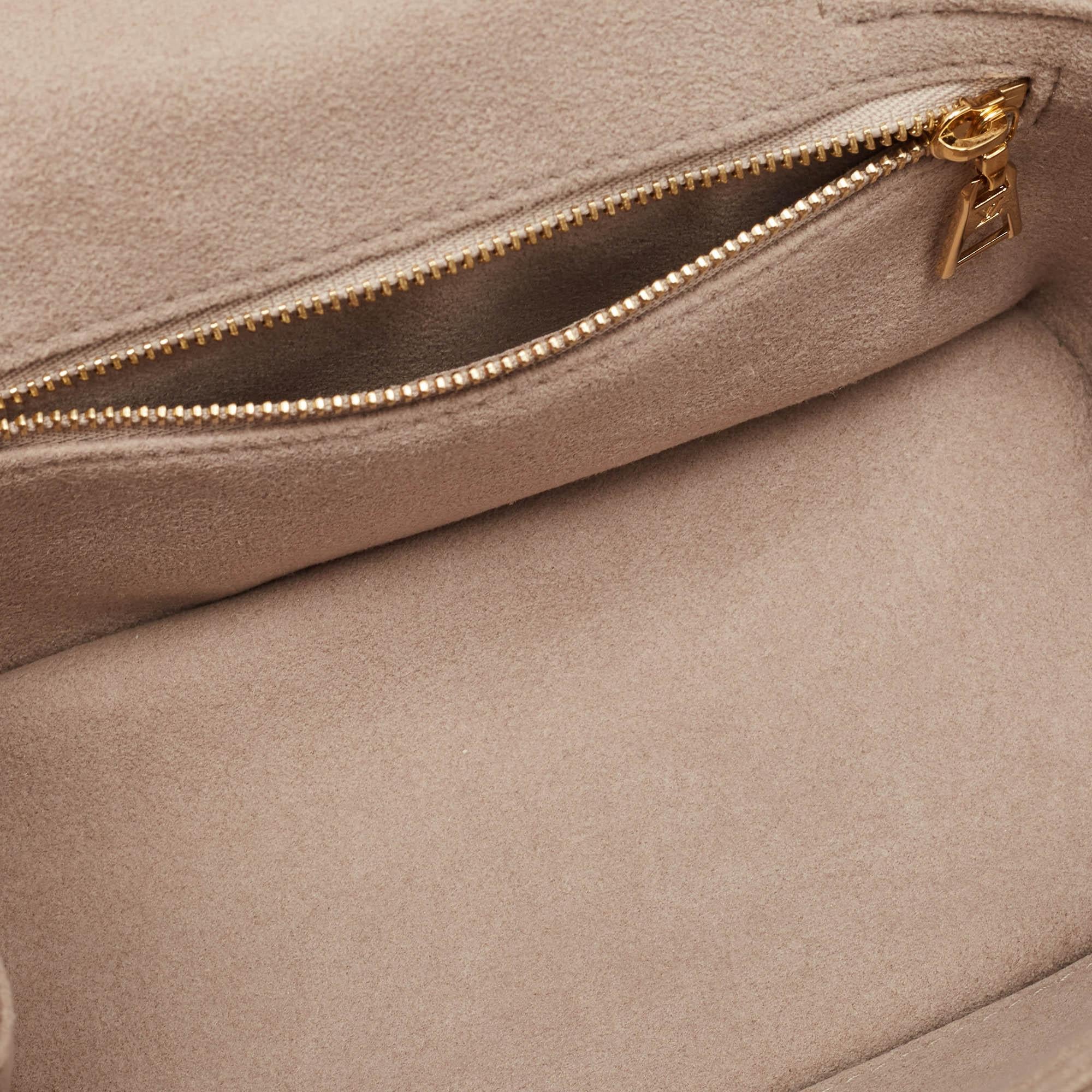 Louis Vuitton Tourterelle Empreinte Monogram Giant Vanity PM Bag 5