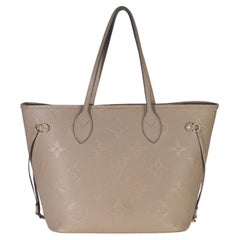 Louis Vuitton Tourterelle Giant Monogram Empreinte Neverfull MM