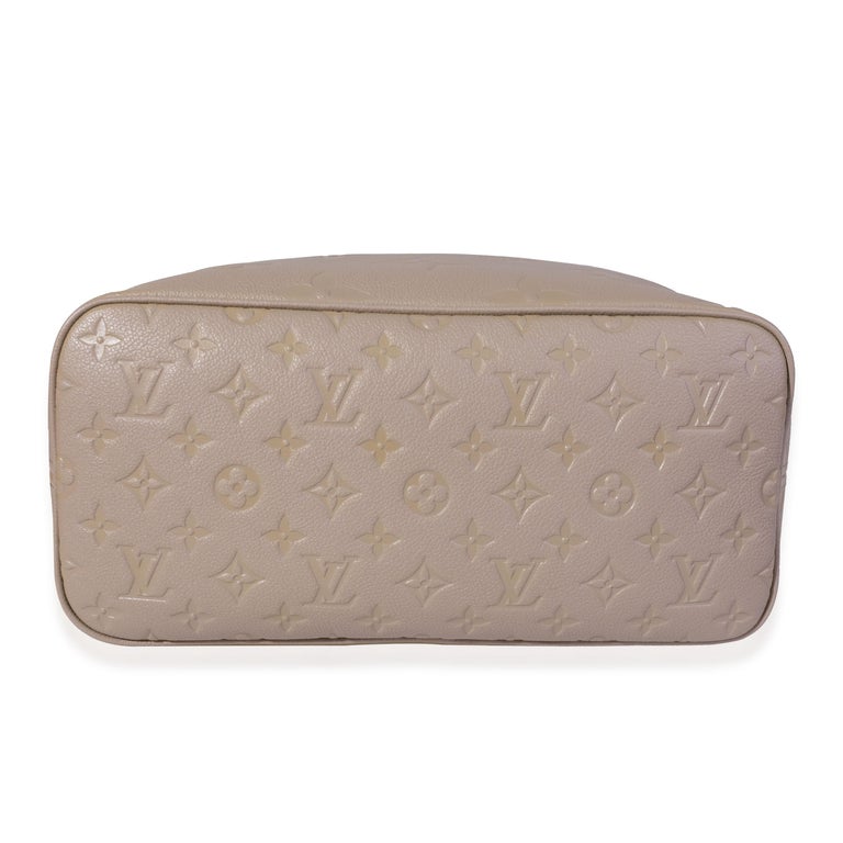 Louis Vuitton Tourterelle Monogram Empreinte Neverfull Bag