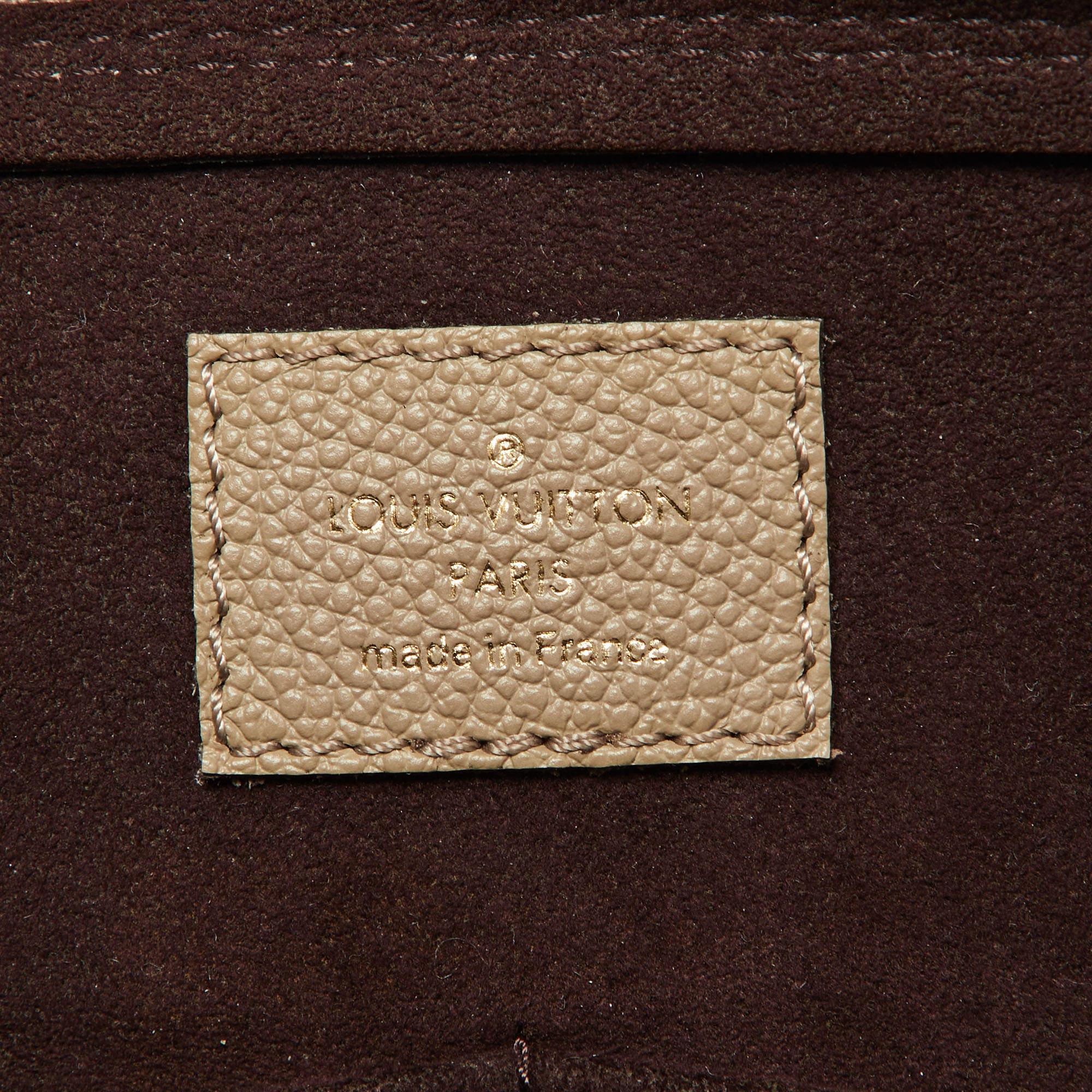 Louis Vuitton Tourterelle Monogram Empreinte Leather Neo Alma PM Bag 6