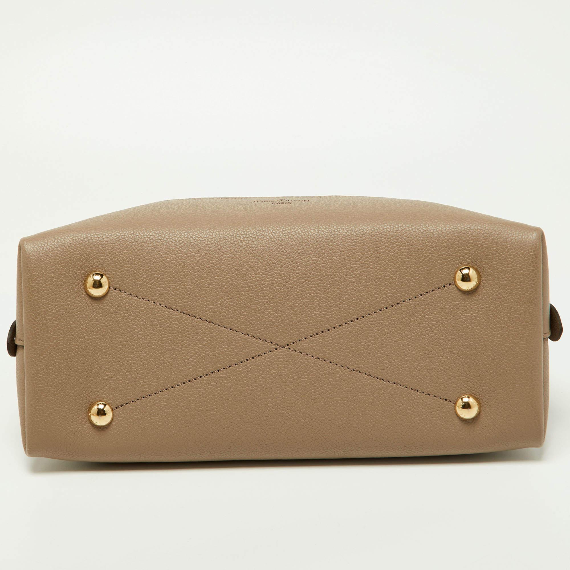 Women's Louis Vuitton Tourterelle Monogram Empreinte Leather Neo Alma PM Bag
