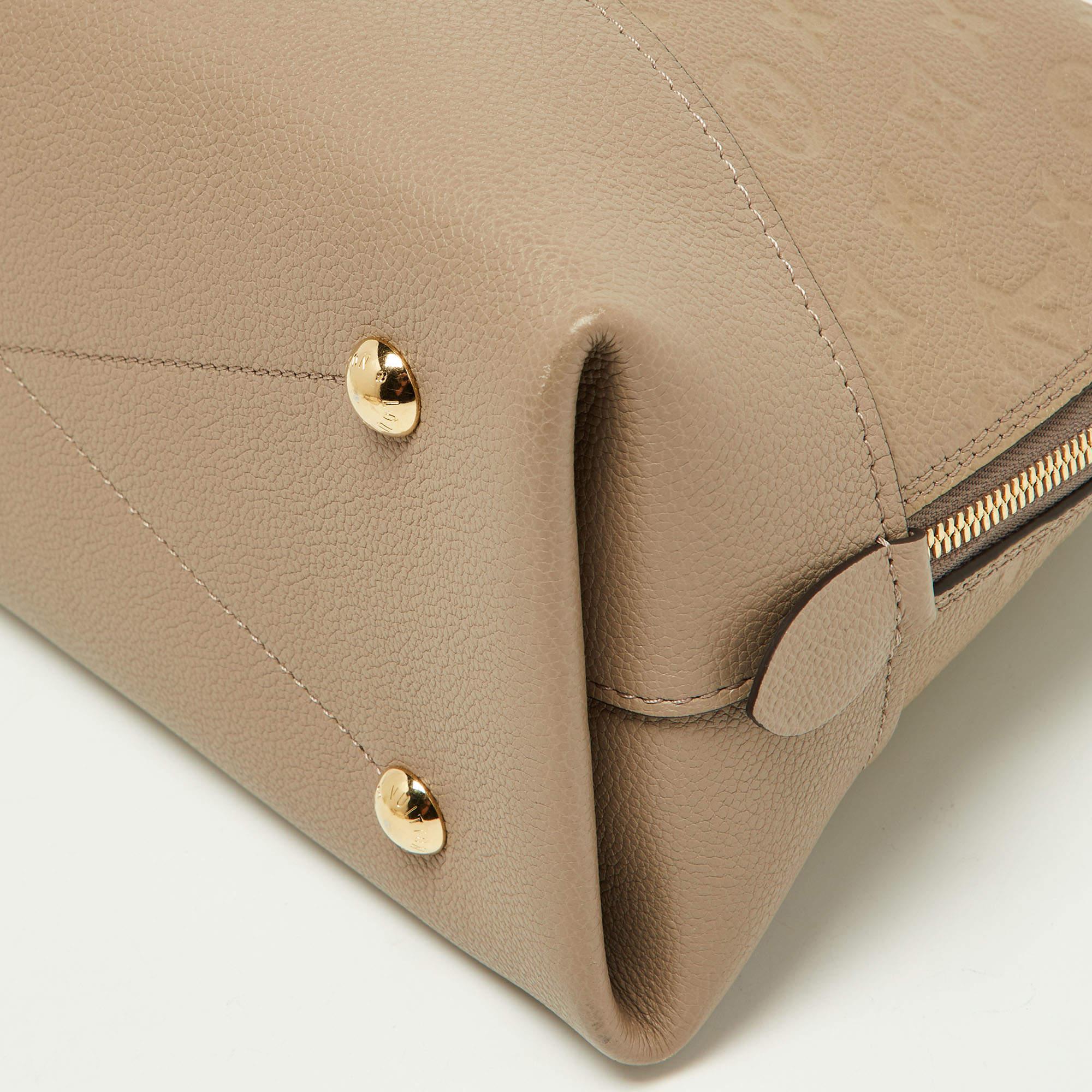 Louis Vuitton Tourterelle Monogram Empreinte Leather Neo Alma PM Bag 1
