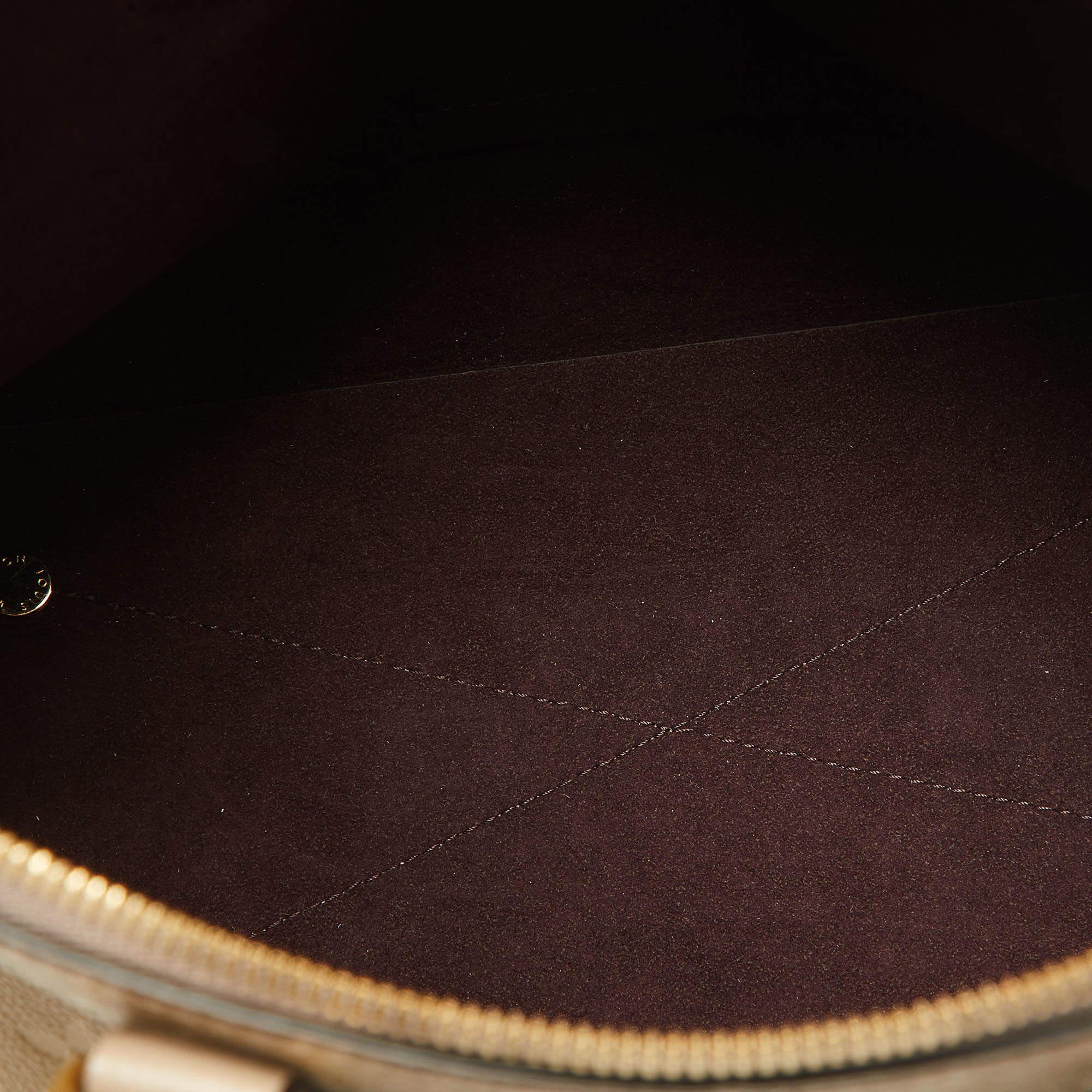 Louis Vuitton Tourterelle Monogram Empreinte Leather Neo Alma PM Bag 4