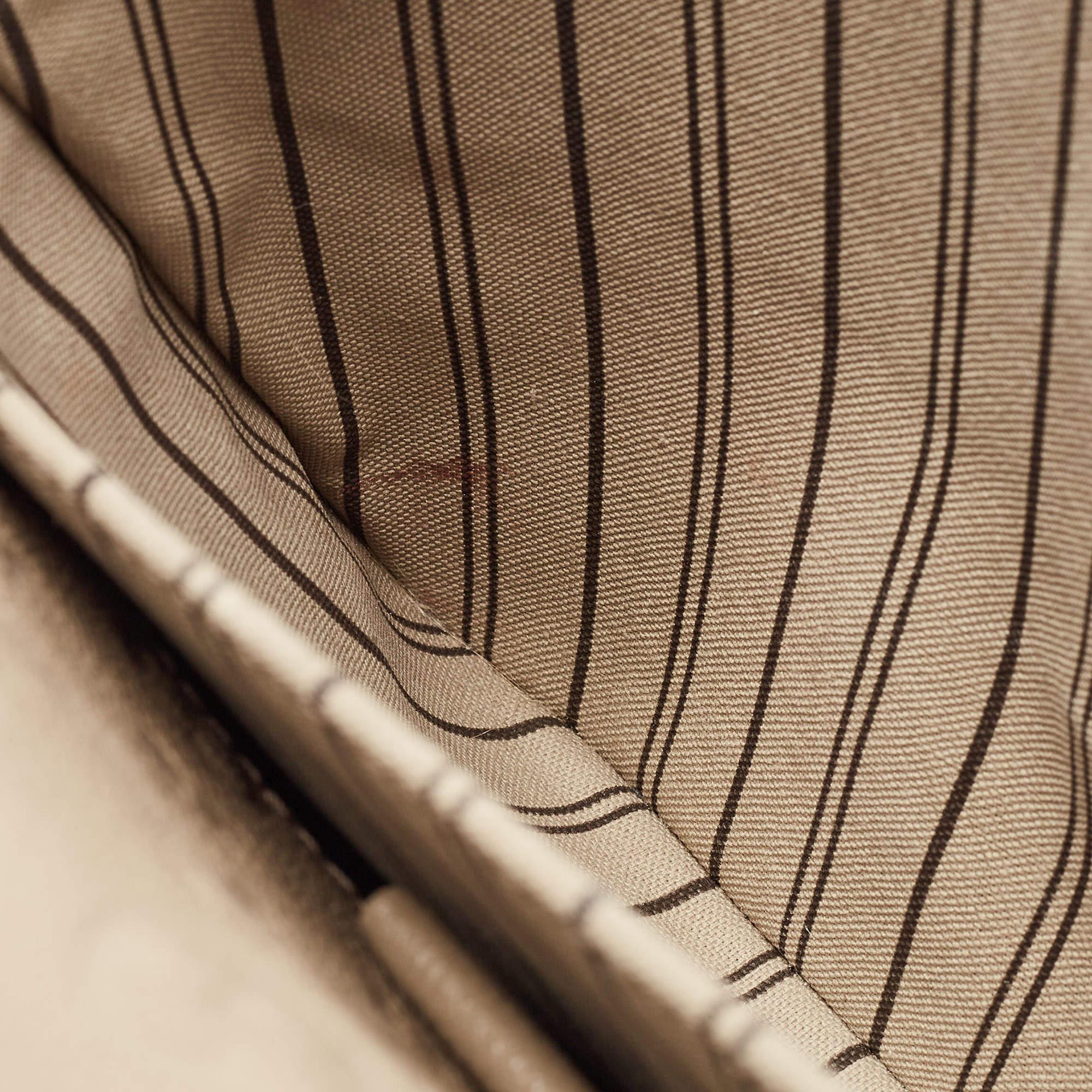 Louis Vuitton Tourterelle Monogram Empreinte Leather Pochette Metis Bag 6