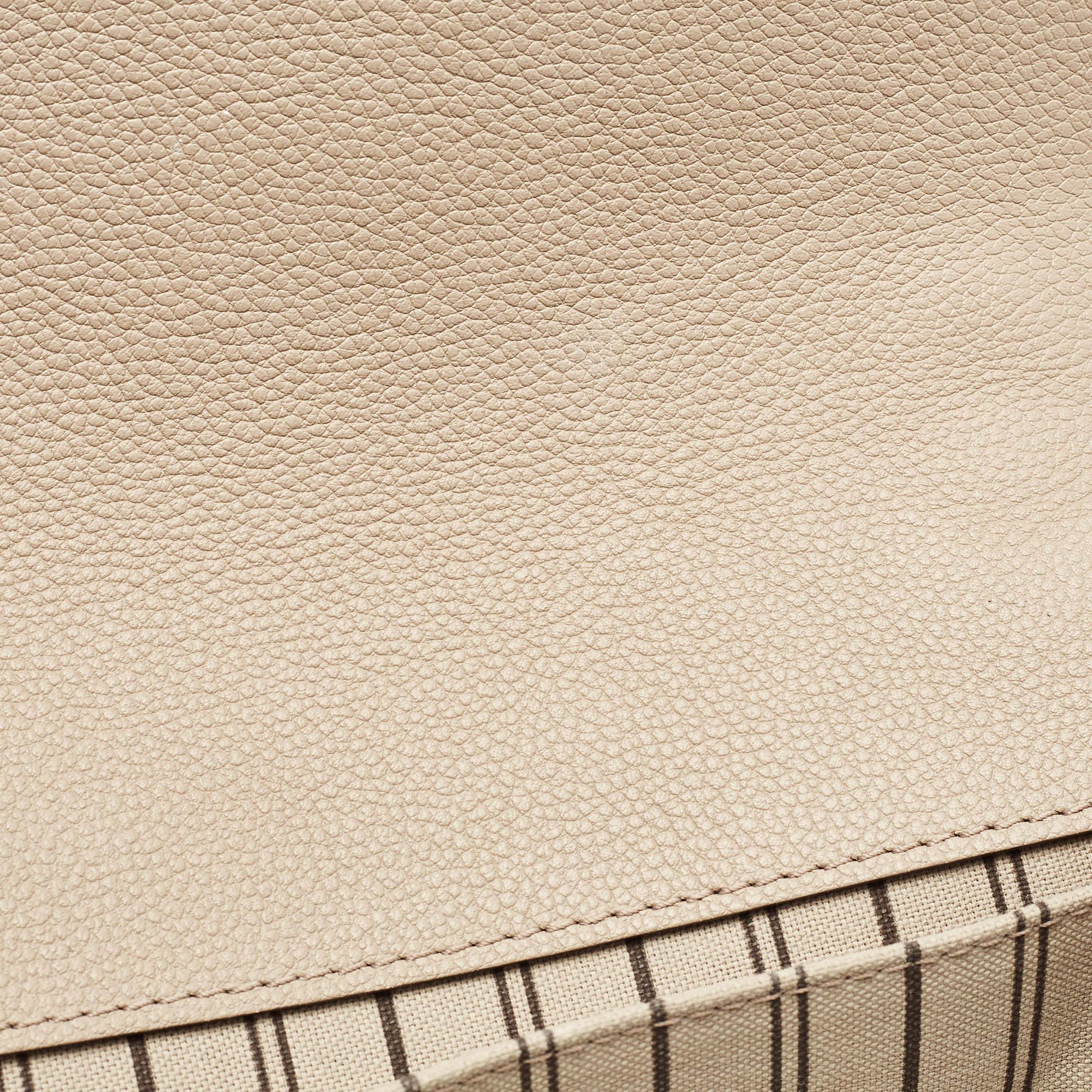 Louis Vuitton Tourterelle Monogram Empreinte Leather Pochette Metis Bag 10
