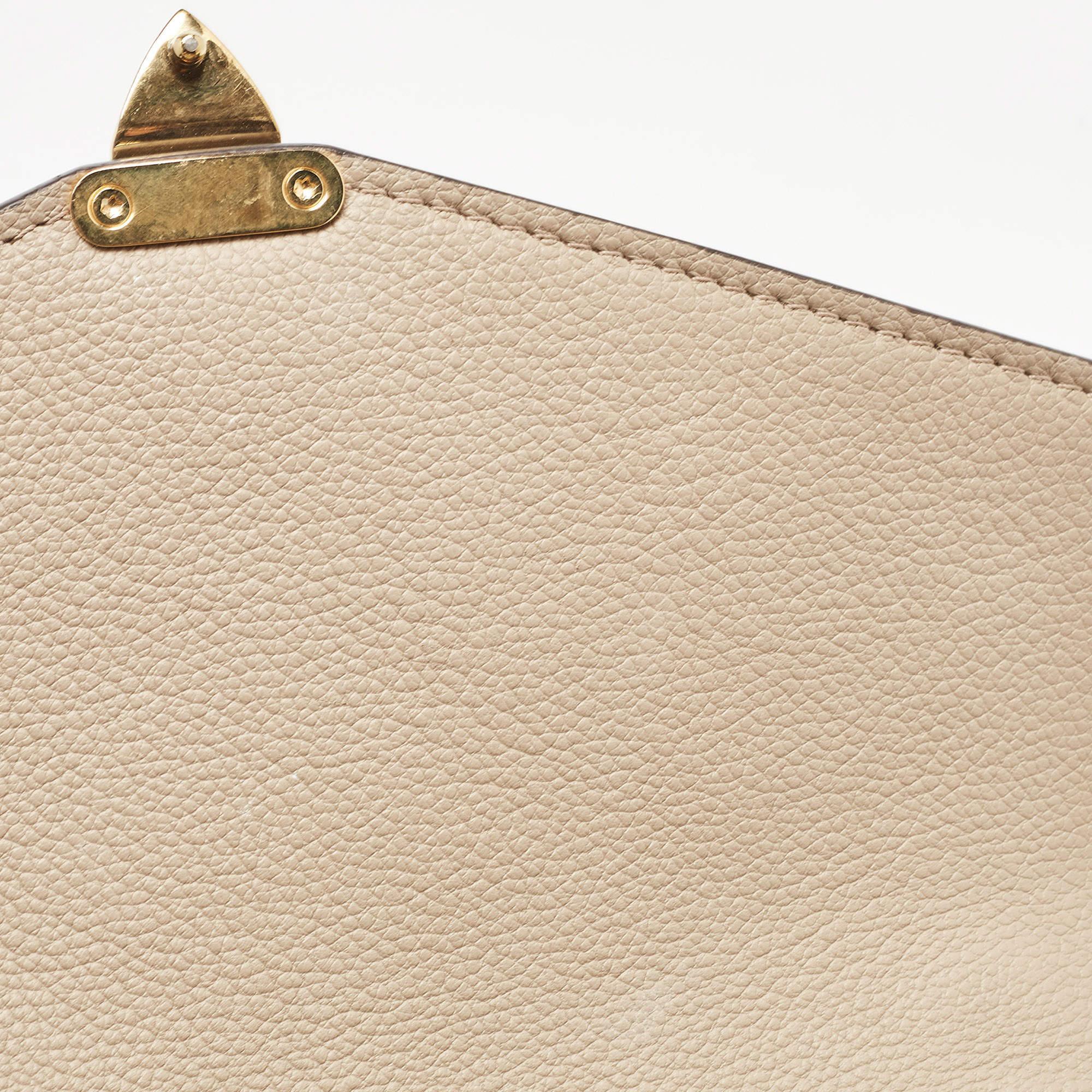 Louis Vuitton Tourterelle Monogram Empreinte Leather Pochette Metis Bag 11