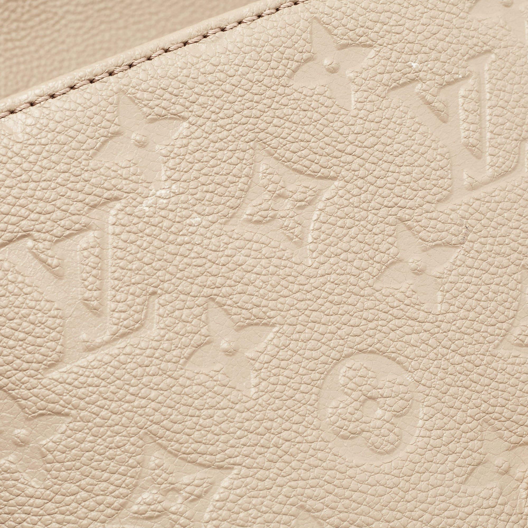 Louis Vuitton Tourterelle Monogram Empreinte Leather Pochette Metis Bag 13