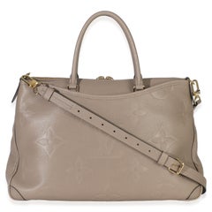 Louis Vuitton Tourterelle Monogram Empreinte Trianon MM