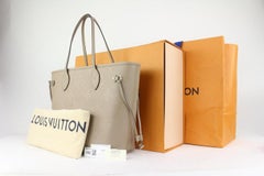 Louis Vuitton Leather Monogram Empreinte Wild at Heart Neverfull Pochette  96lk89 For Sale at 1stDibs