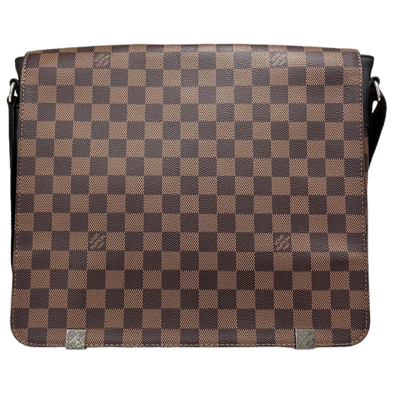 Louis Vuitton Tracolla District MM Damier Ebene 2018