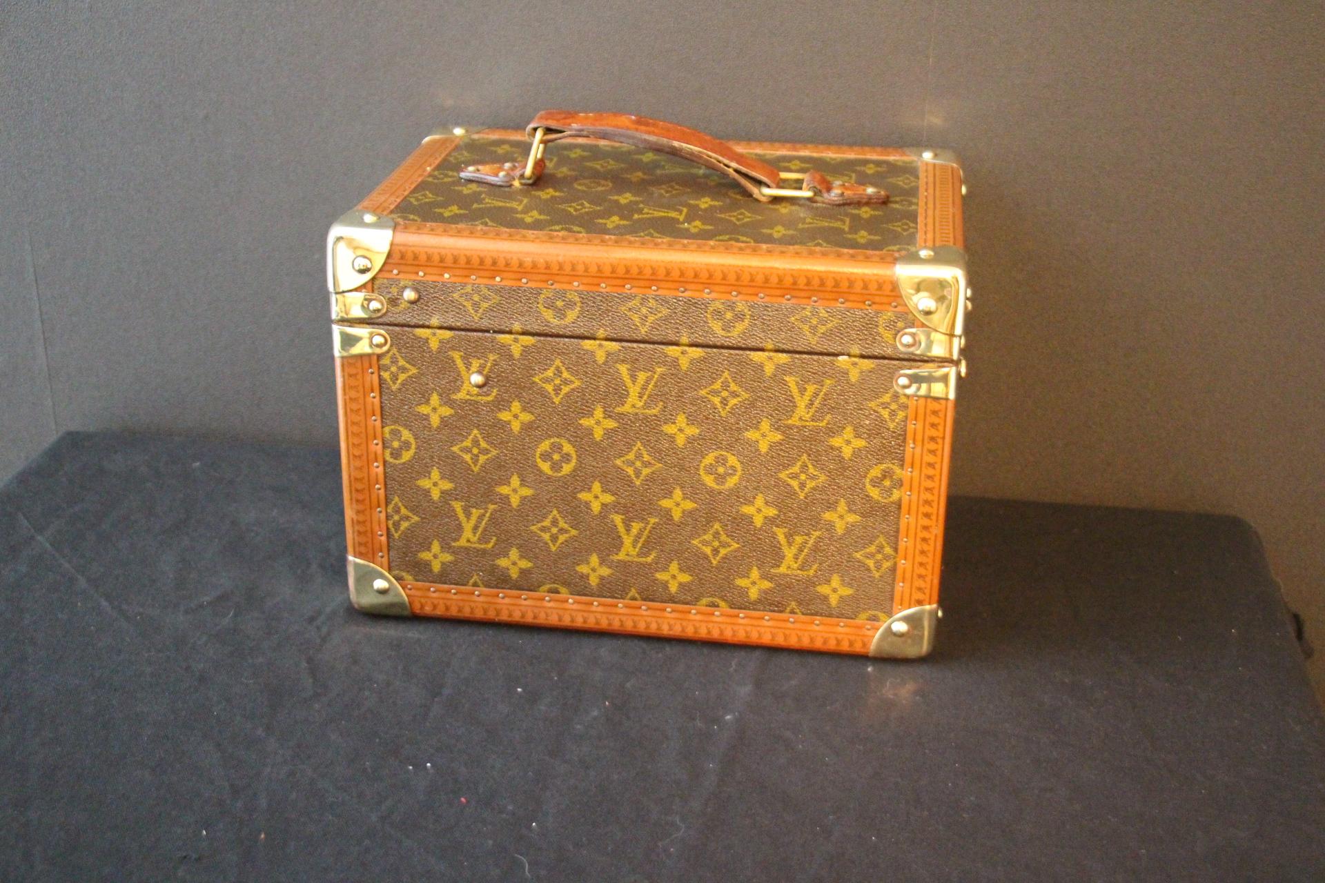Brown Louis Vuitton Train Case, Louis Vuitton Beauty Case, Louis Vuitton Jewelry Case For Sale