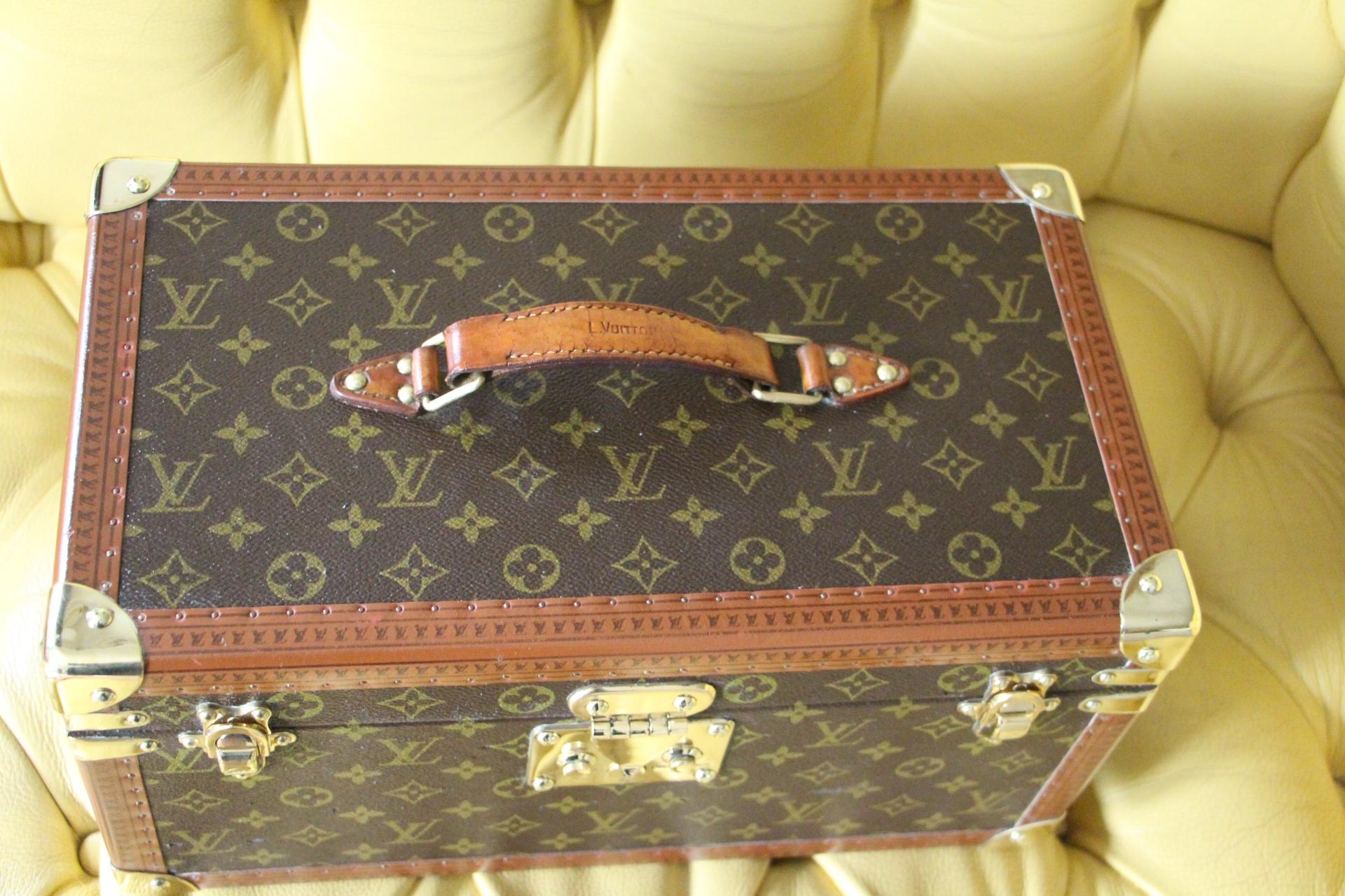 Brown Louis Vuitton Train Case, Louis Vuitton Boite Pharmacie, Louis Vuitton Case 1