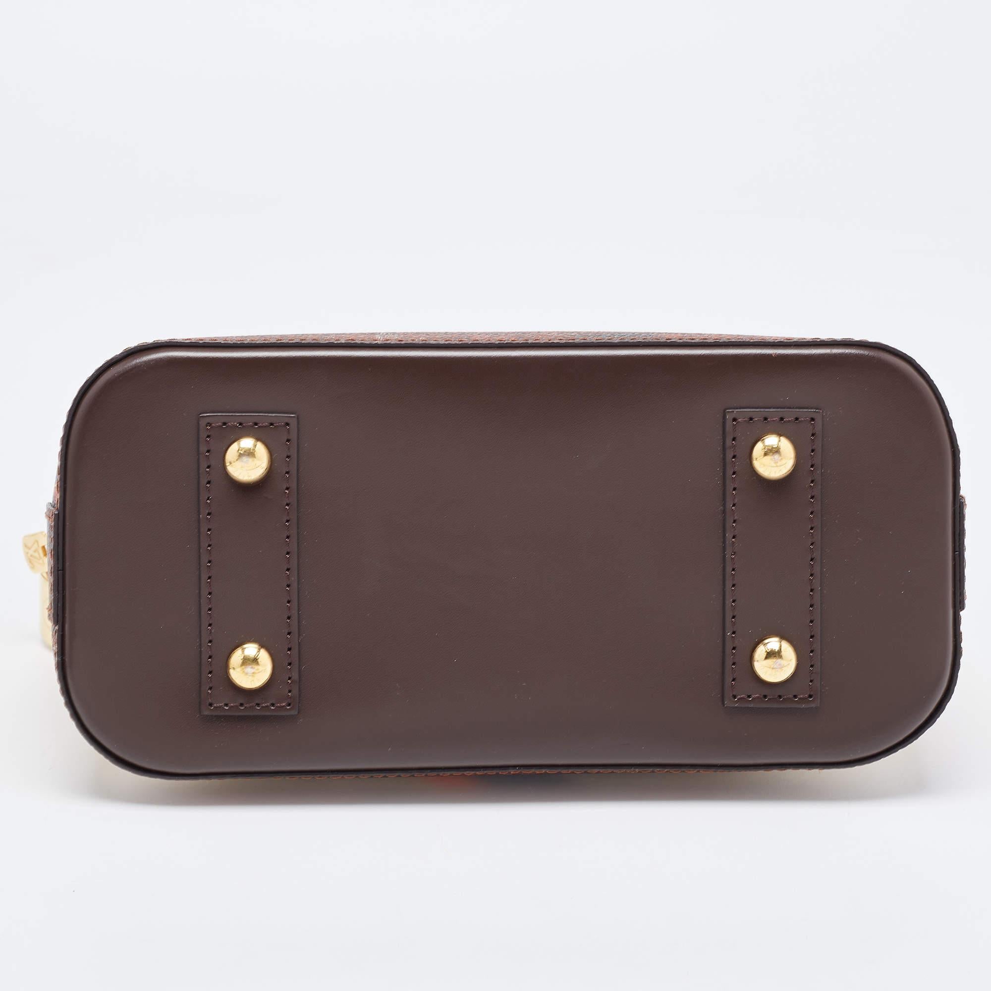 Louis Vuitton Transformed Canvas Time Trunk Alma BB Bag 12