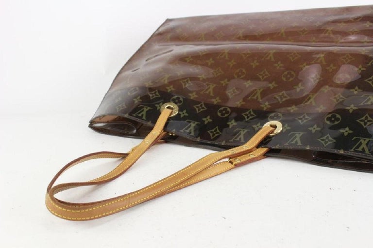 Louis Vuitton Limited Translucent Monogram Ambre Cabas Cruise GM Beach Tote  85lv at 1stDibs
