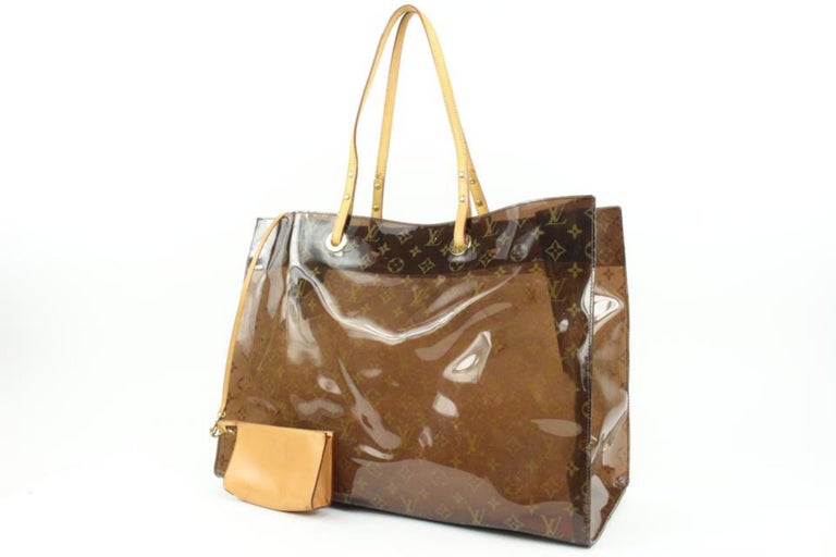 Louis Vuitton, Bags, Lv Clear Monogram Sac Cabas Cruise Ambre Gm Tote Bag