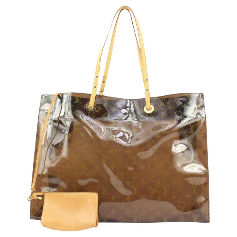 lv clear tote bags for women