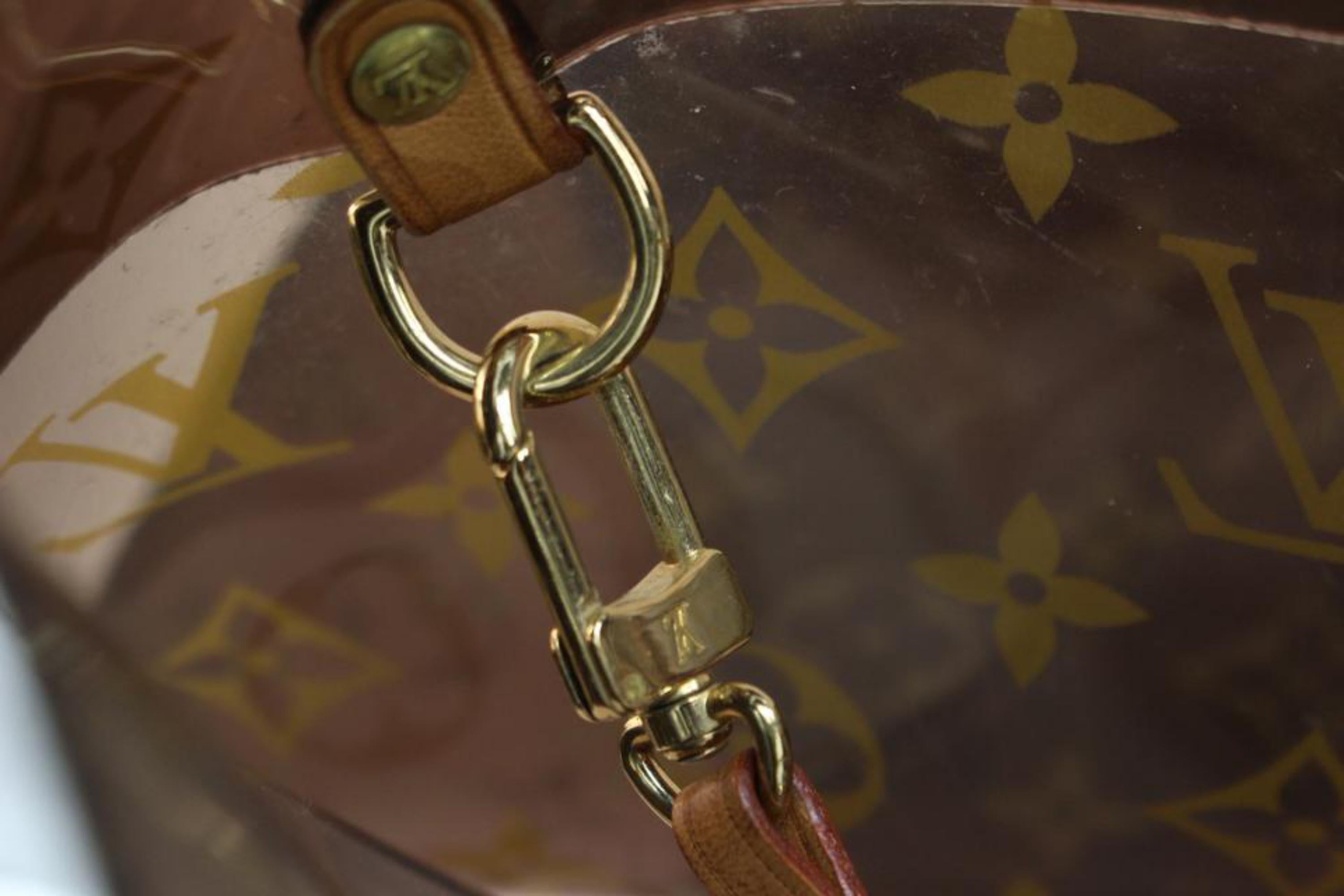 Louis Vuitton Transluzente Monogramm Cabas Cruise GM Bernstein Strandtasche 55lv23s 2