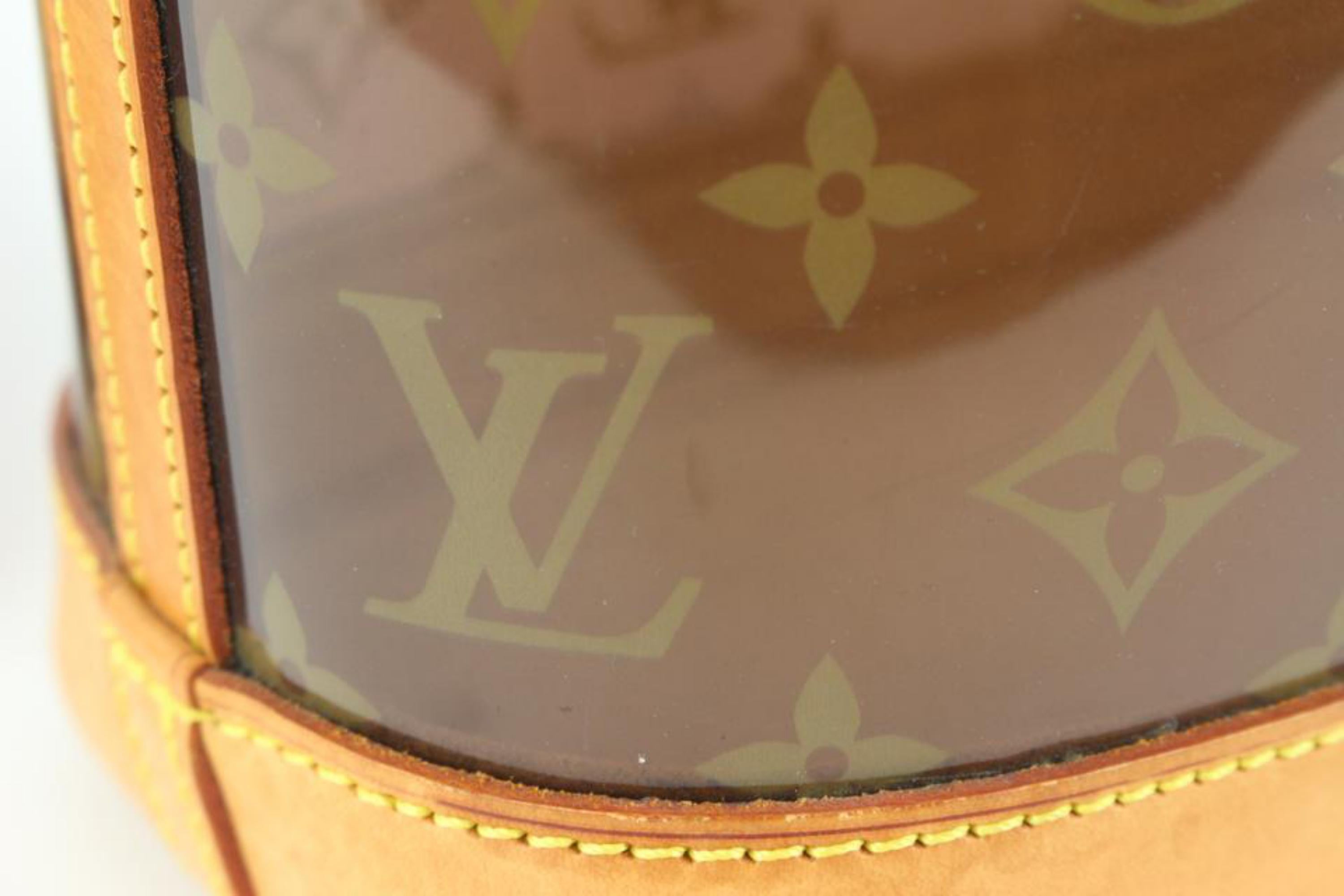 Louis Vuitton Translucent Monogram Sac Ambre PM Cabas Tote 88lk525s 4