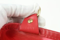 Louis Vuitton Translucent Red Epi Plage Lagoon Bay MM Clear Tote Bag 101lv27