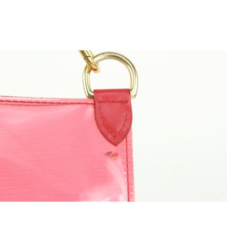 Louis Vuitton Clear Epi Plage Pochette Accessoires Wristlet Bag