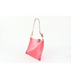 Louis Vuitton Translucent Red Epi Plage Pochette Accessoires Clear Clutch
