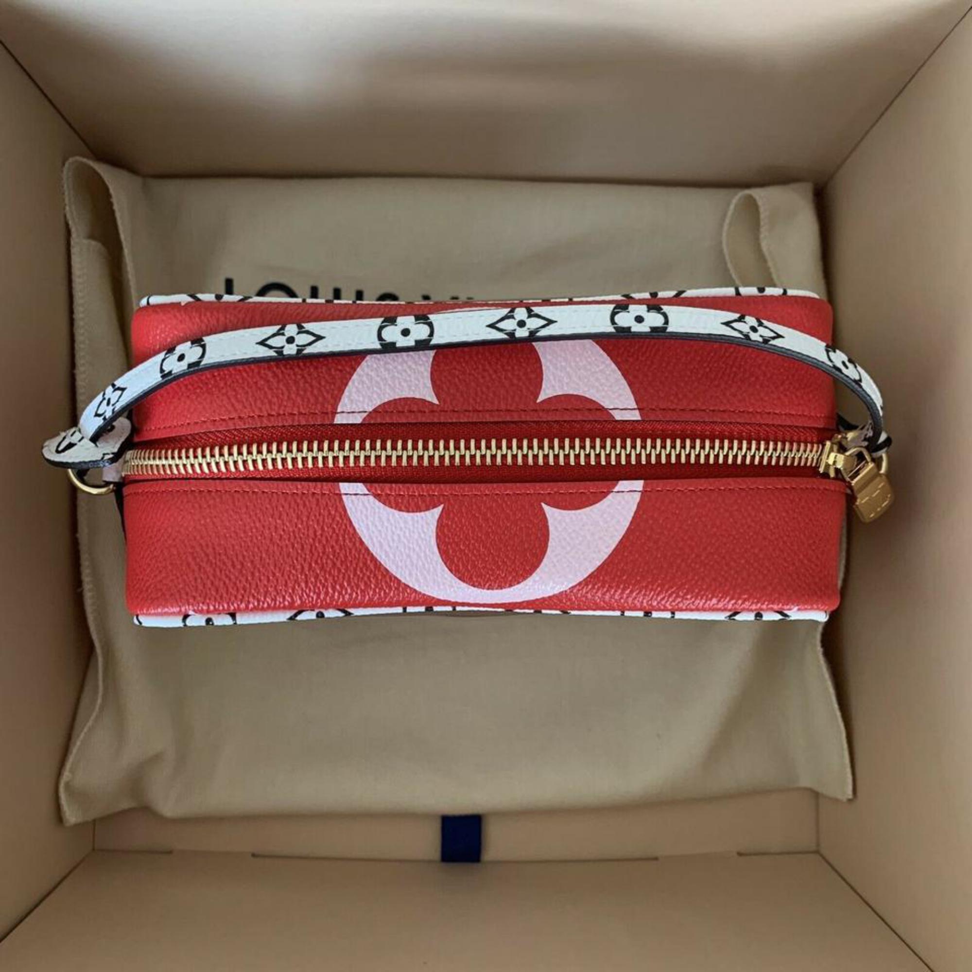 Louis Vuitton Translucent Ss19 Giants Pouch Clear Camera 870431 Red Shoulder Bag 3