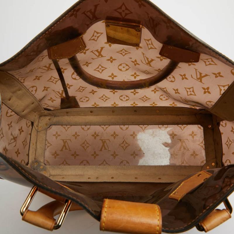 LOUIS VUITTON Transparente Bernstein-Tasche 4