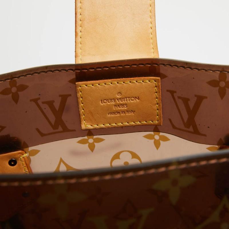 LOUIS VUITTON Transparente Bernstein-Tasche 5