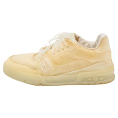Louis Vuitton Transparent/Beige Monogram PVC Trainer Sneakers Size 41