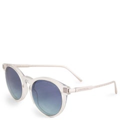 LOUIS VUITTON transparent clear & blue RISE ROUND Sunglasses Z1670W